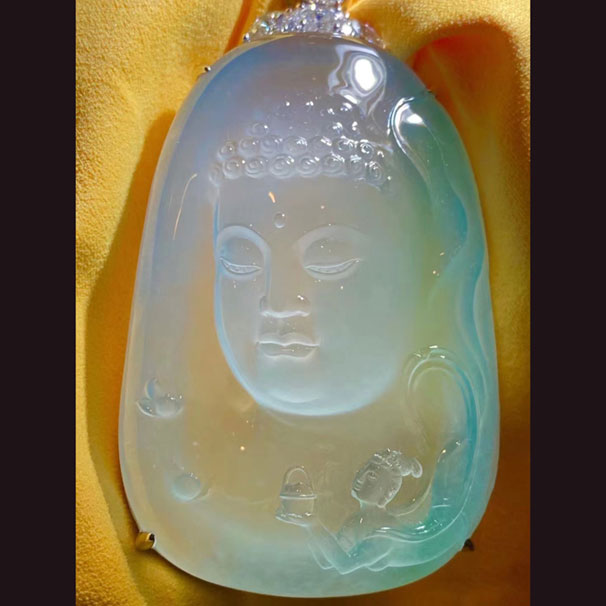 翡翠如来，老蒋作品 高质量，精工细作，巧夺天工 厚装大气，收藏推荐[玫瑰][玫瑰][玫瑰]_石晶缘珠宝翡翠网