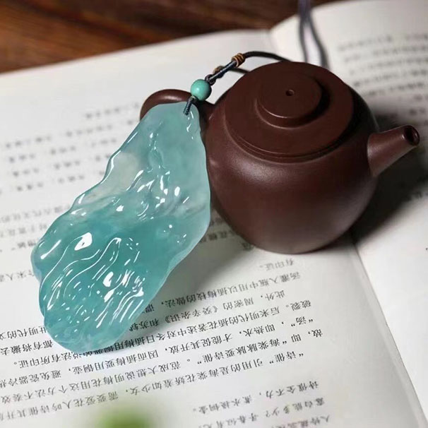 意境件️ 《云水禅心》  心随云走 意逐水流 便在这水云间 融进朗月清风 清逸逍遥..._石晶缘珠宝翡翠网