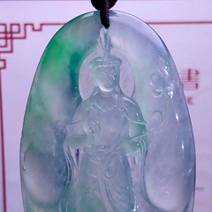 许群豪玉雕作品 观自在菩