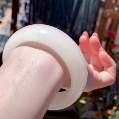 小五价 和田玉手镯 圈口