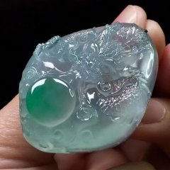 翡翠神龙戏珠 臻奇作品